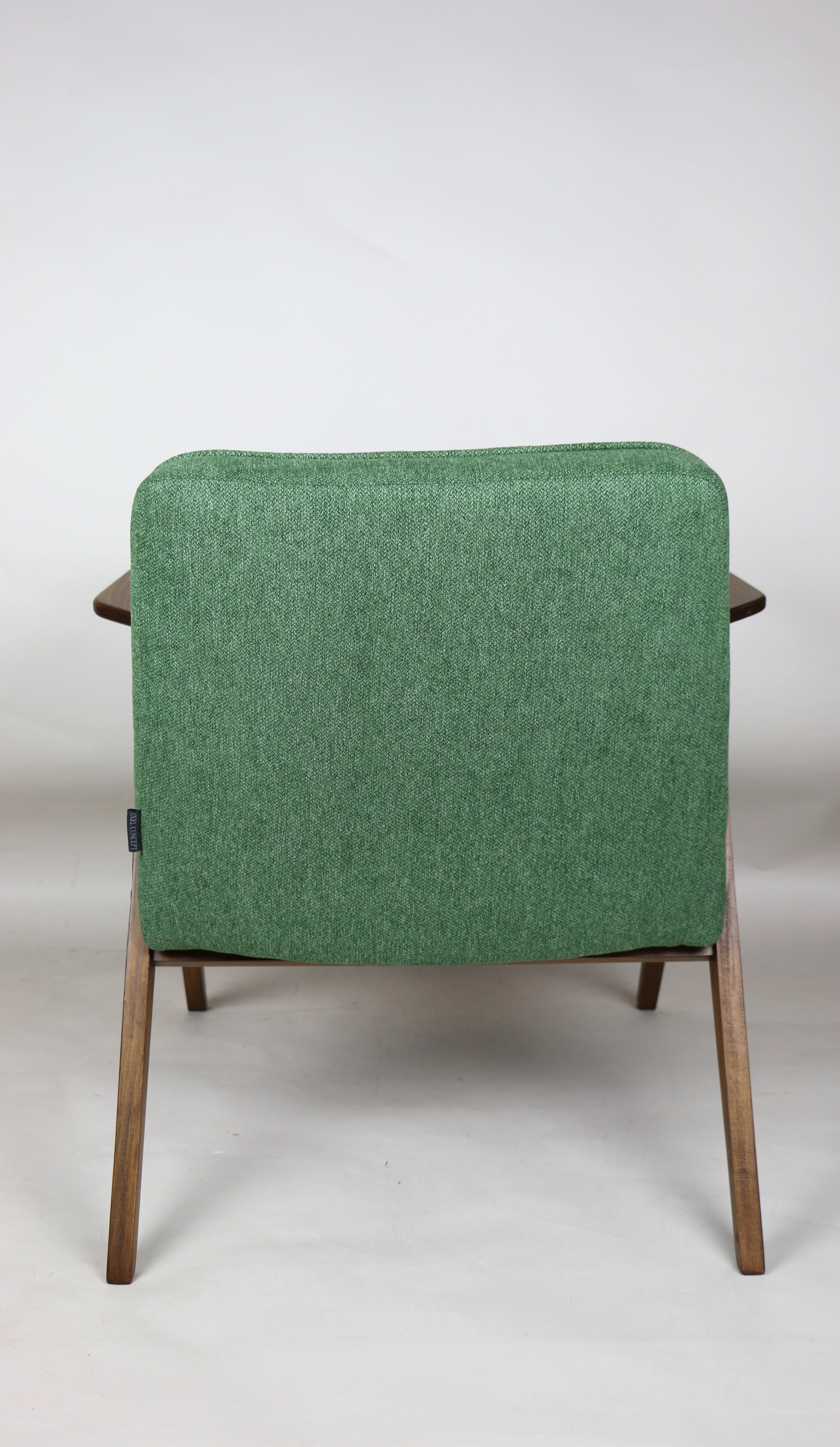 Green Bunny armchair by Józef Chierowski, 1970s