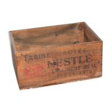 Nestlé wooden crate