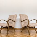 Paire de fauteuils Type 53 par J. Šmidek, TONm 1960