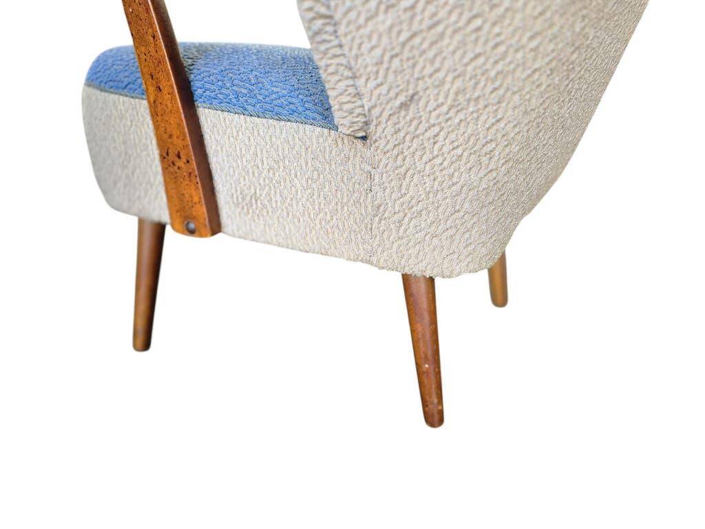 Set of 2 vintage cocktail chairs/armchairs.