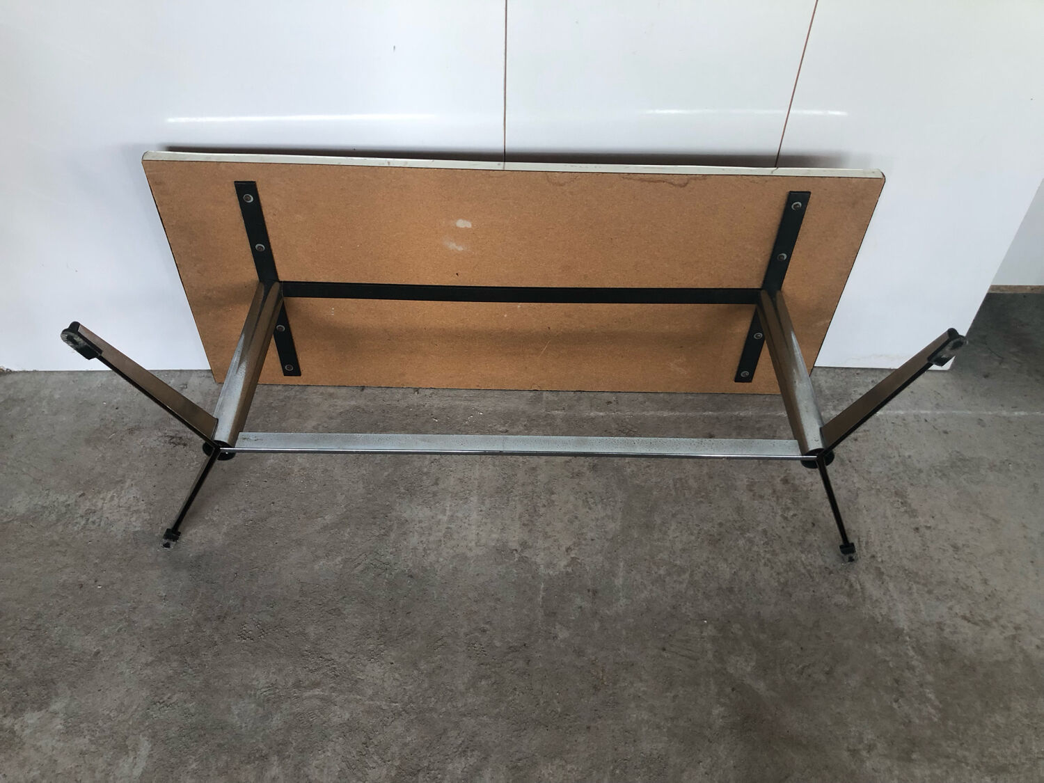 Coffee table Vintage year 70 ceramic tiles