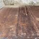Old fireplace plate poseidon