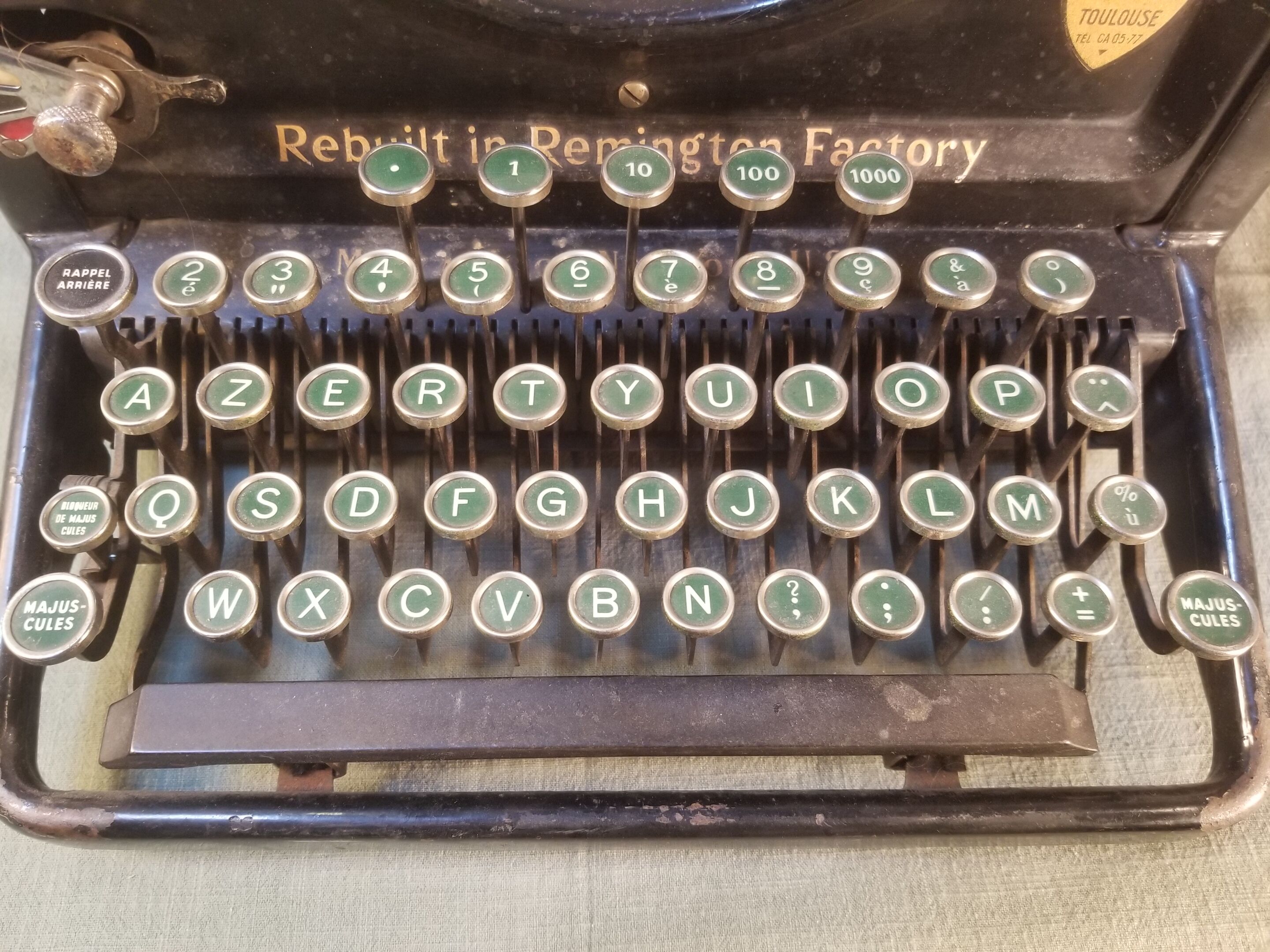 Remington 16 mechanical typewriter - 30s