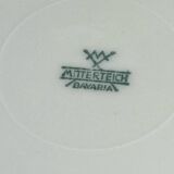 Assiettes plates en porcelaine Bavaria
