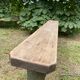 Old patinated farmhouse bench