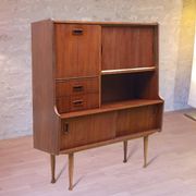 Buffet bar scandinave vintage années 60 teck