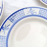 4 assiettes à dessert Gien