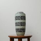 West German Green Ceramic Mid-Century Vase