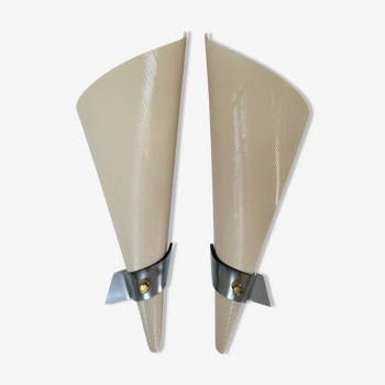 Pair of modernist sconces 50-60s