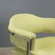 Chaises vintage Saporiti design Vittorio Introini en tissu années 1970