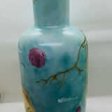 Vase en opaline peint