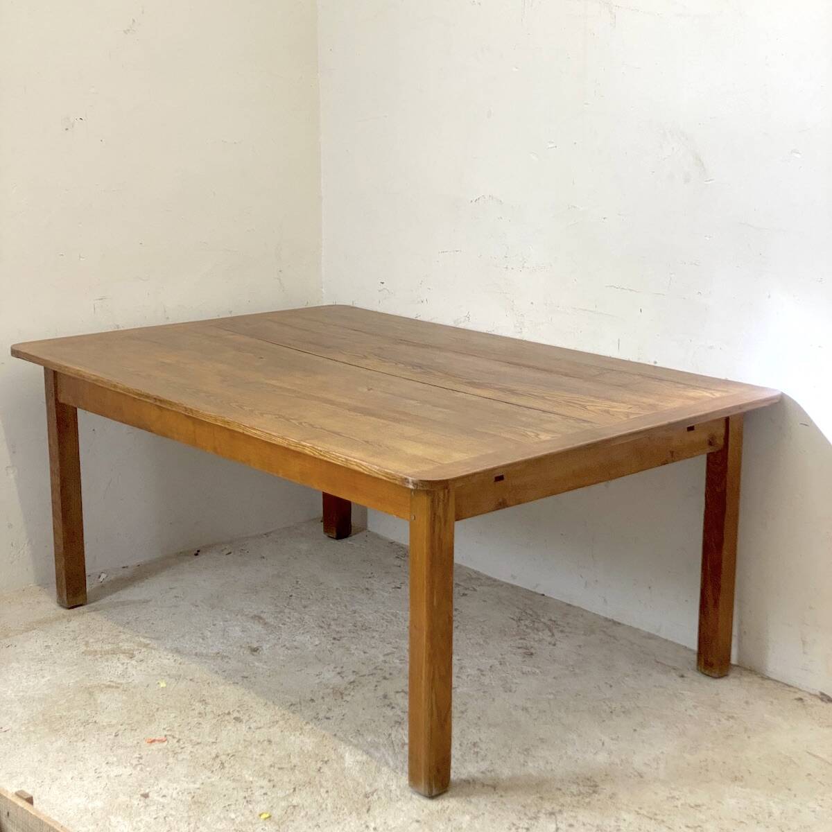 Large vintage 1950s farmhouse table