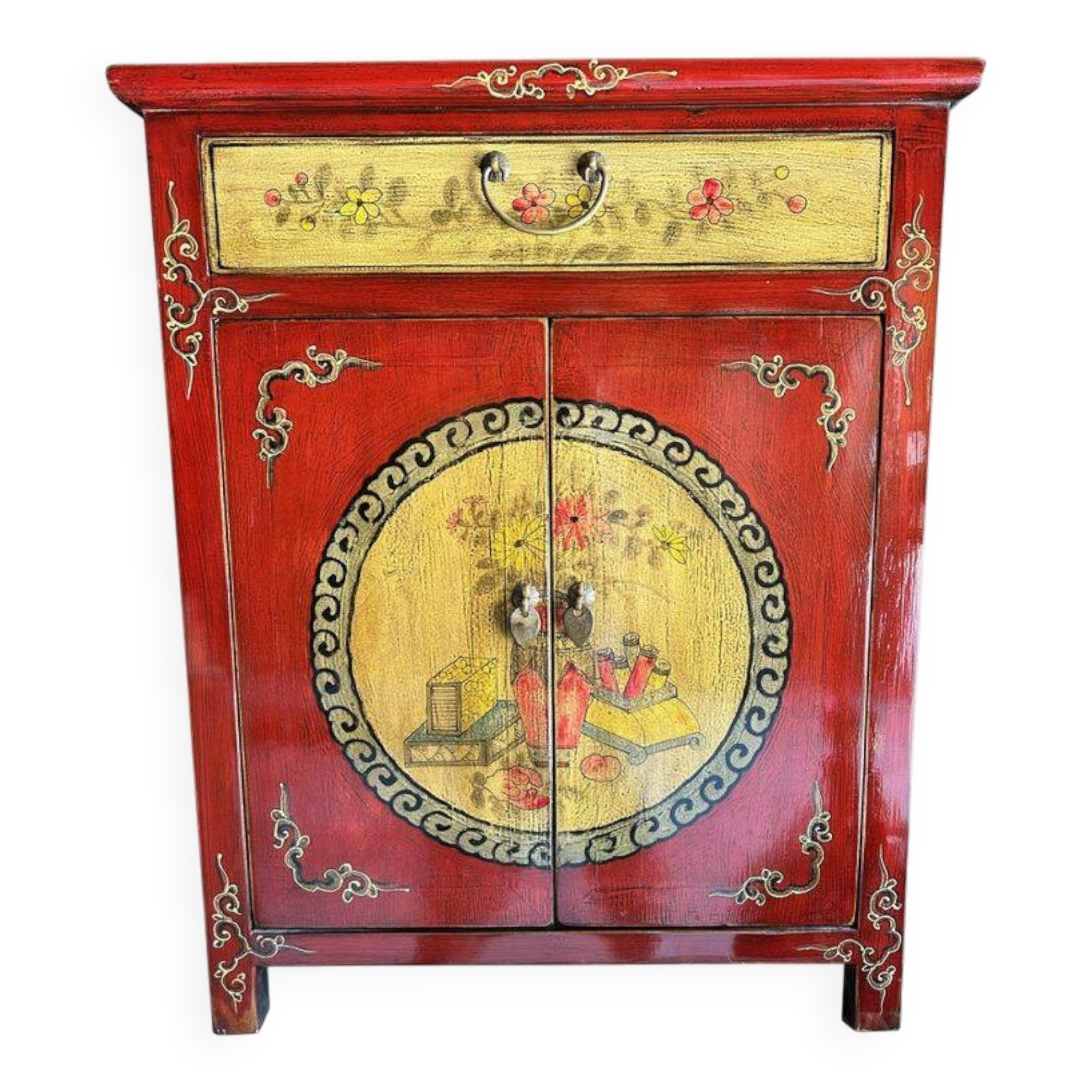 Chinese entrance furniture from the Red Dragon Lake.