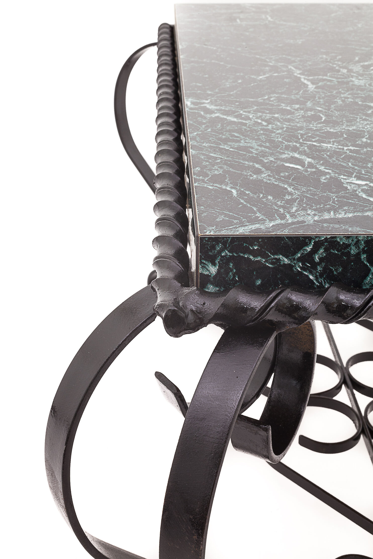 Wrought iron coffee table