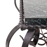 Wrought iron coffee table