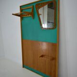 Mid-century wall mounted coat rack Czechoslovakia, 1970s