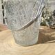 Vintage glass ice buckets or ice cubes made of thick glass
