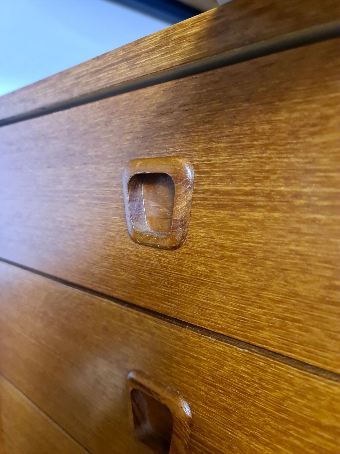 Vintage sideboard and shelving system