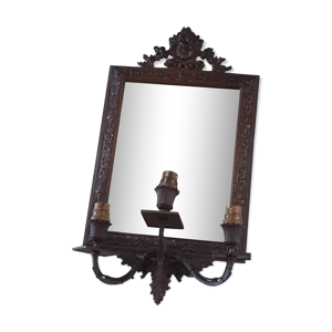 miroir baroque à fronton