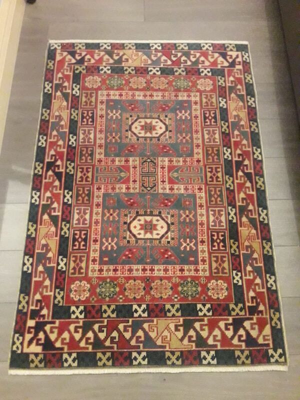 Tapis caucasien fait main 79x116cm