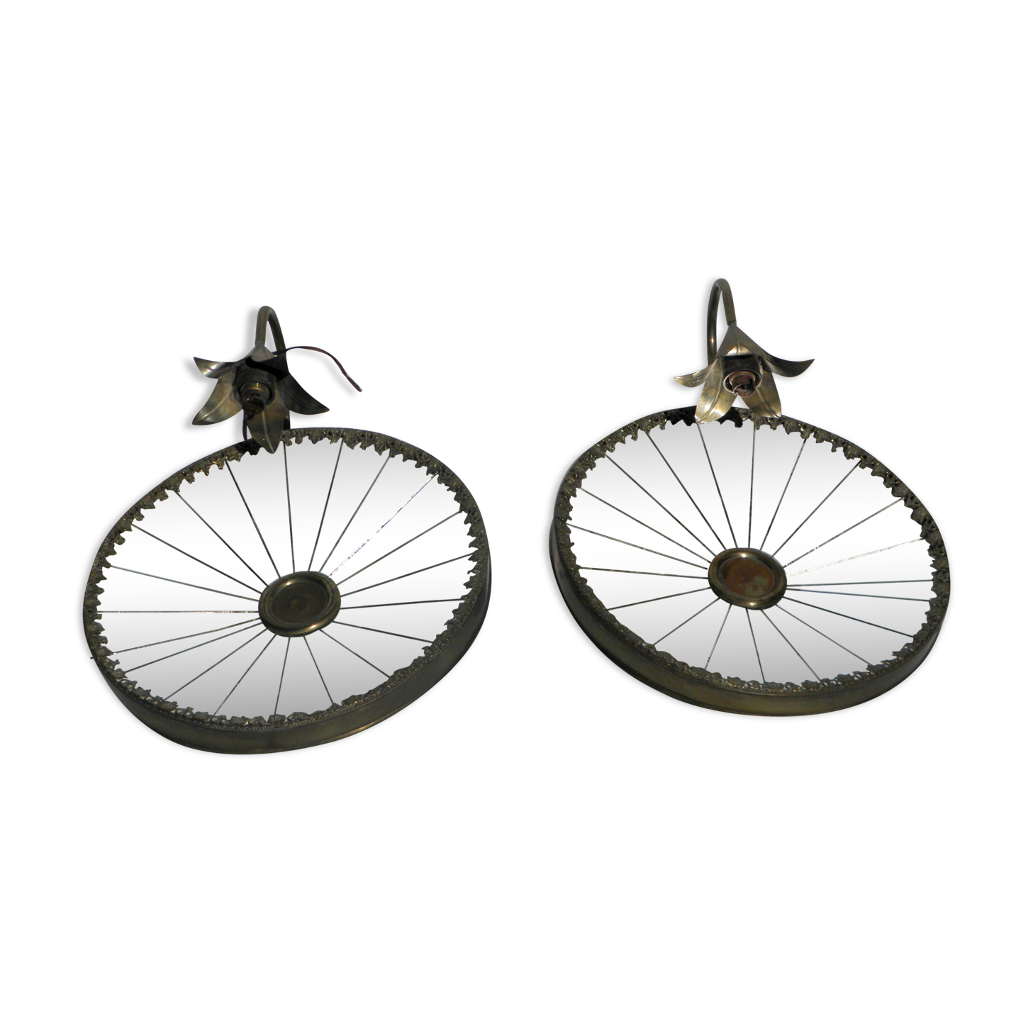 Pair of mirror sconces 19th