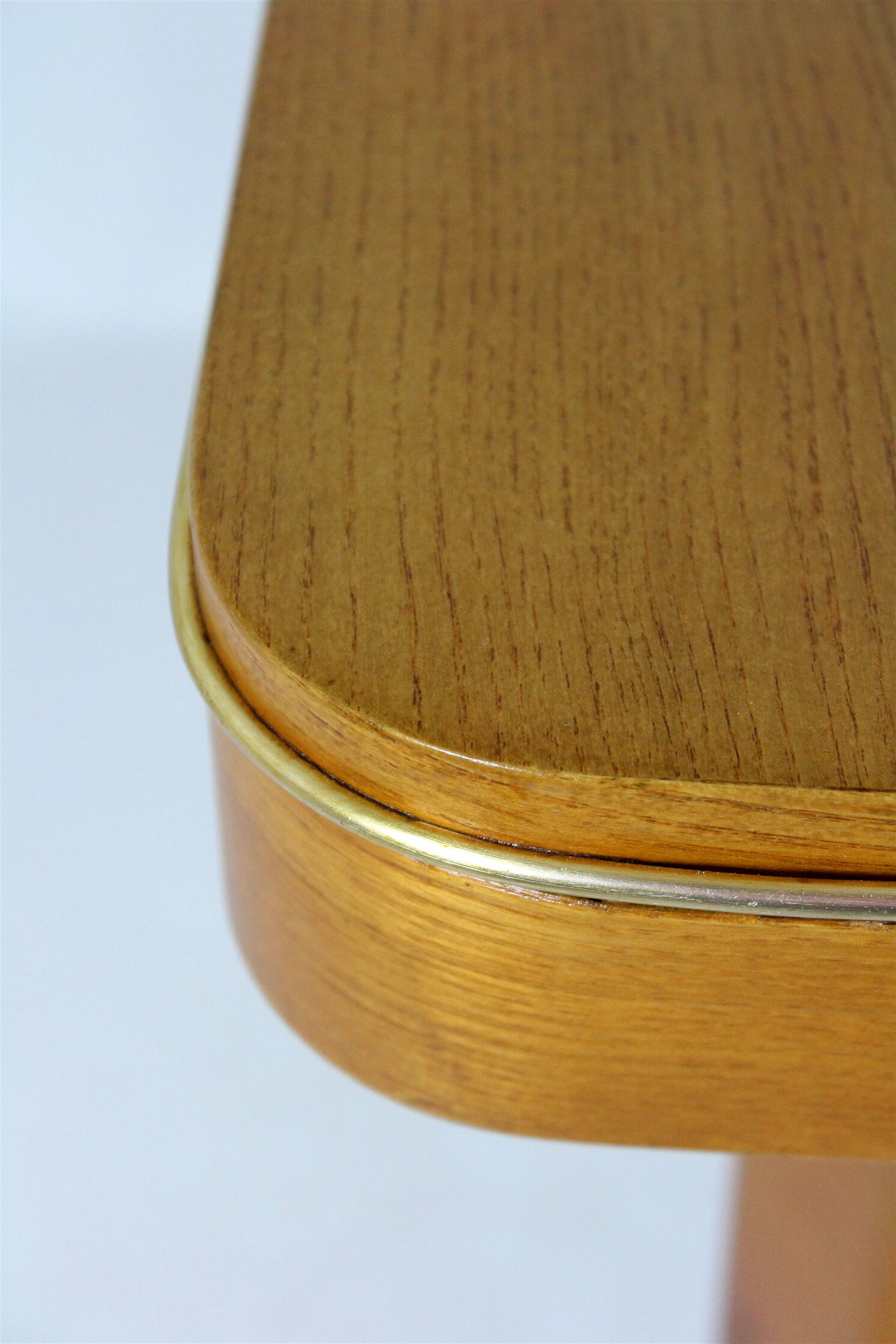 Square oak veneered folding table from Jitona, 1960