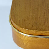 Square oak veneered folding table from Jitona, 1960