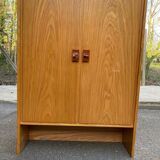 Small Scandinavian oak wardrobe from the 1970s.