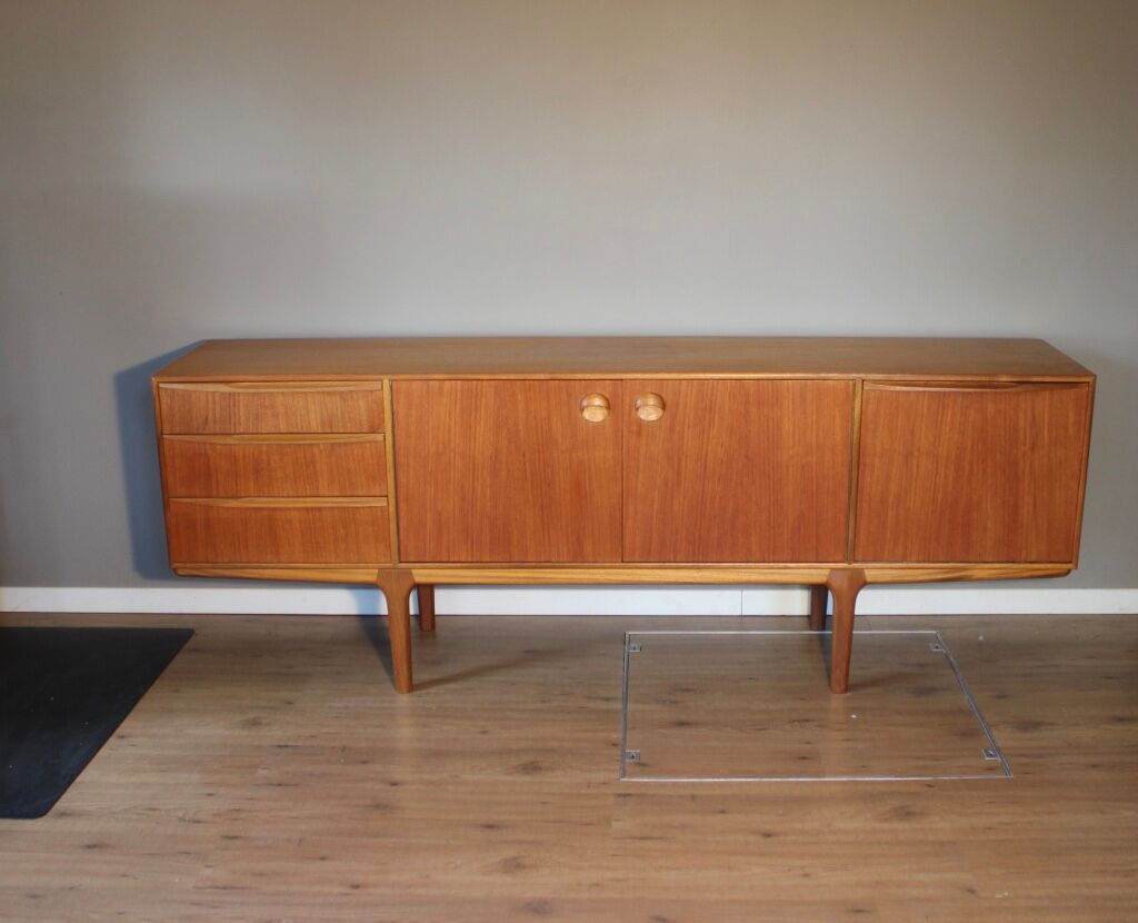 Scandinavian-style teak vintage sideboard by Tom Robertson for McIntosh