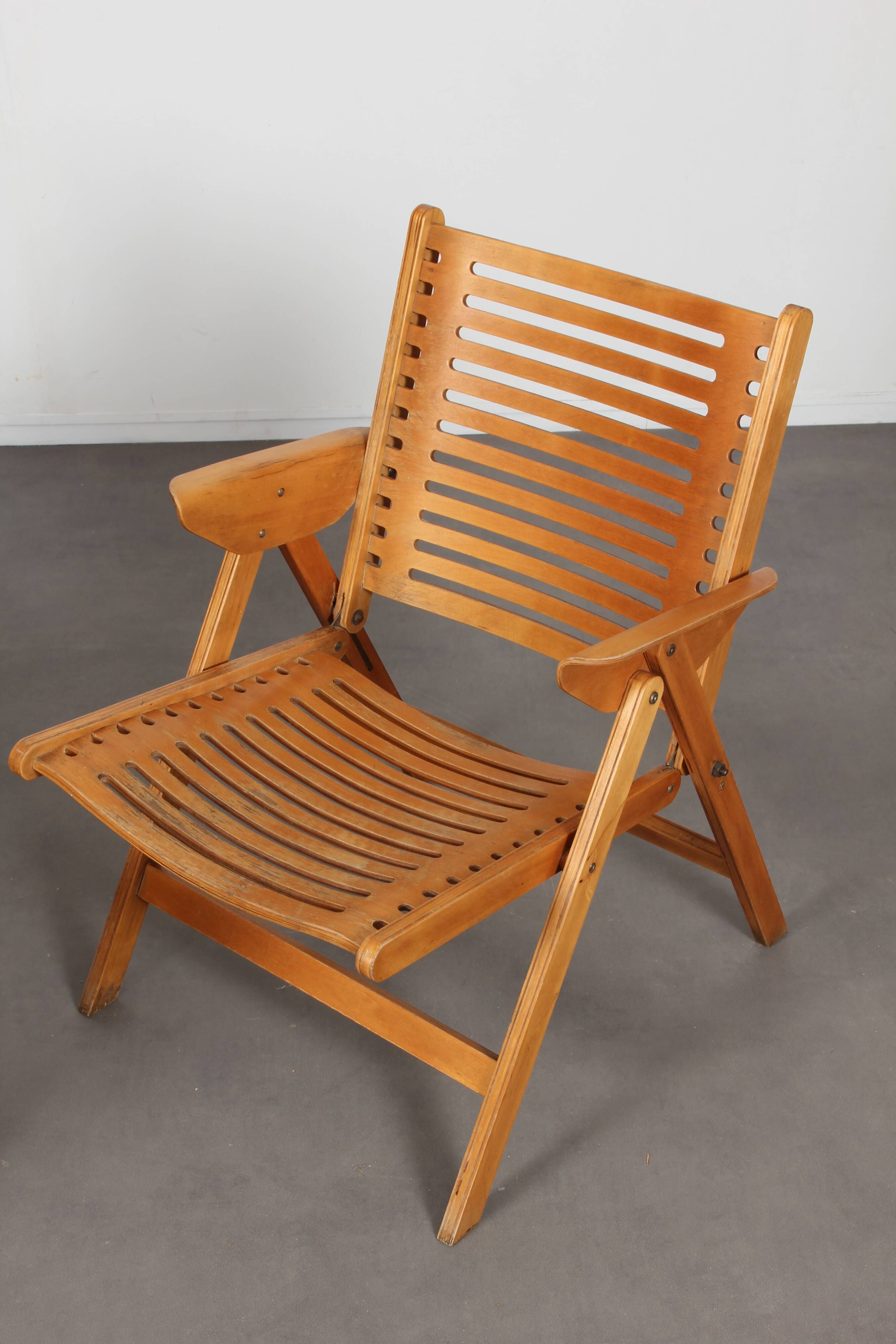 Pair of Rex armchairs by Niko Kralj for Stol Kamnik, 1950