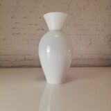 White opaline vase