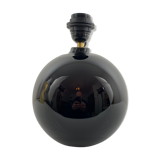 Black opaline ball lamp foot