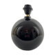 Black opaline ball lamp foot