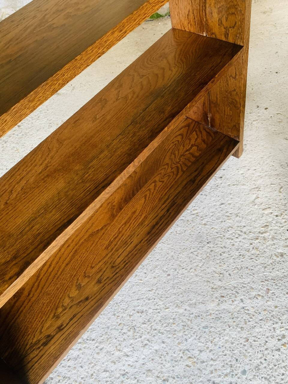 Set of 3 Vintage Modular Oak Bookcases