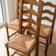 Set of 6 authentic natural oak chairs