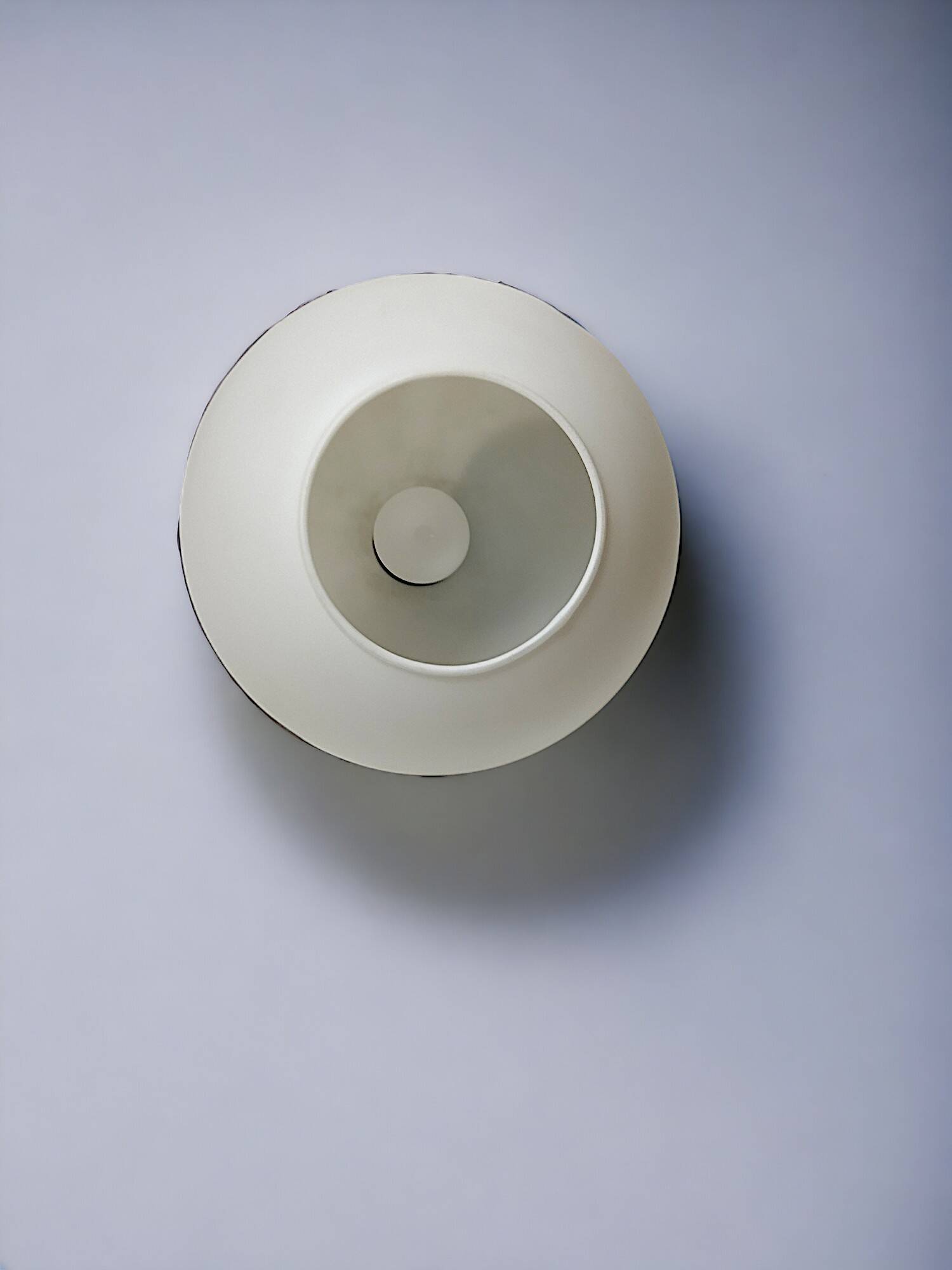 Vintage white opaline ball pendant light