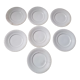Set of 7 Gien earthenware dessert plates