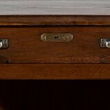 Art Deco Oak Pedestal Desk – 1940