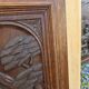 Carved oak solid wood door