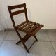 Bureau et chaise pliable enfant vintage