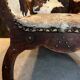 Chaise vintage en peau de vache