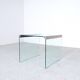 T35 Glass Nesting Tables by Pierangelo Gallotti for Galotti & Radice, 1970s, Set of 3