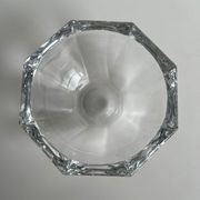 Octagonal glass cup D: 11,5cm