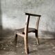 Large old teak chair or armchair H84 L60