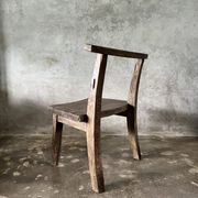 Large old teak chair or armchair H84 L60