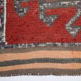 3x10 Mid Century Modern Burgundy Vintage Runner Rug, 97x3235Cm