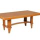 Table à manger française Art Déco en sycomore, style d'André Arbus, c. 1940