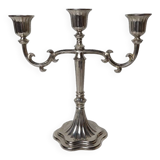 Vintage silver brass candle holder