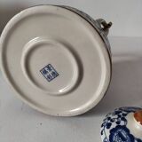 wicker handle teapot