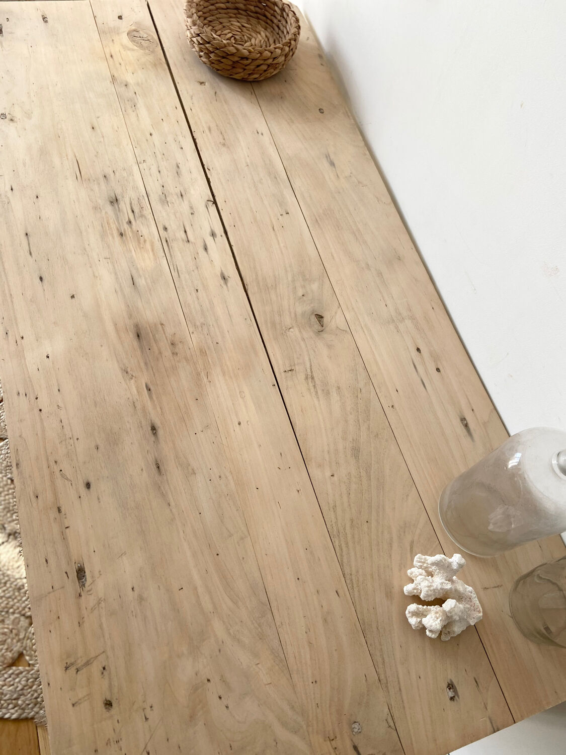 Patinated farmhouse table